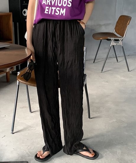 washer relax pants/2color