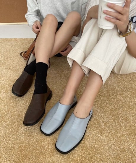 2way flat shoes/3color