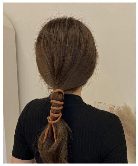 [OUTLET]eco leather hair wire/3color