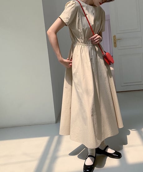 2way cotton one-piece/2color