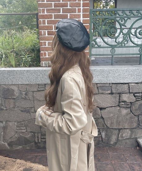 eco leather hat/2type