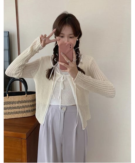 layer ribbon tops/2color