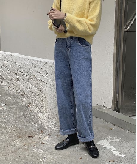 light straight denim