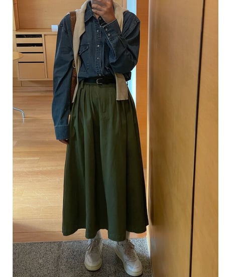 umbrella long skirt/3color