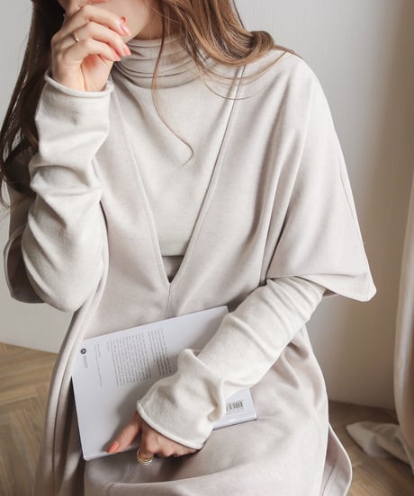 [OUTLET]caftan long tops/2color