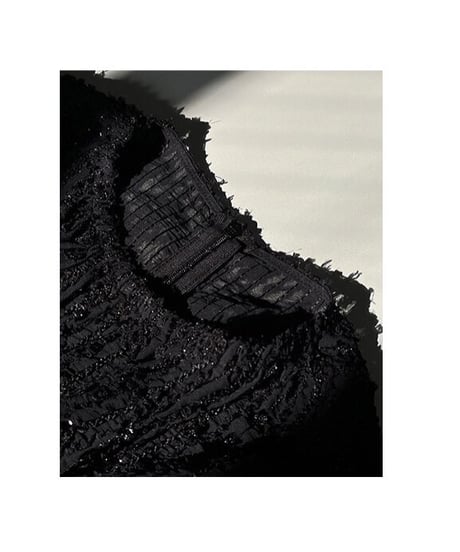 glossy lace blouse/2color
