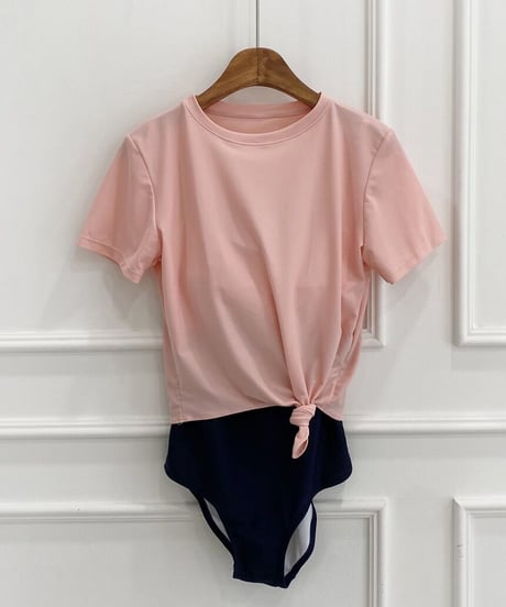 swimsuit & T-shirt set/4color
