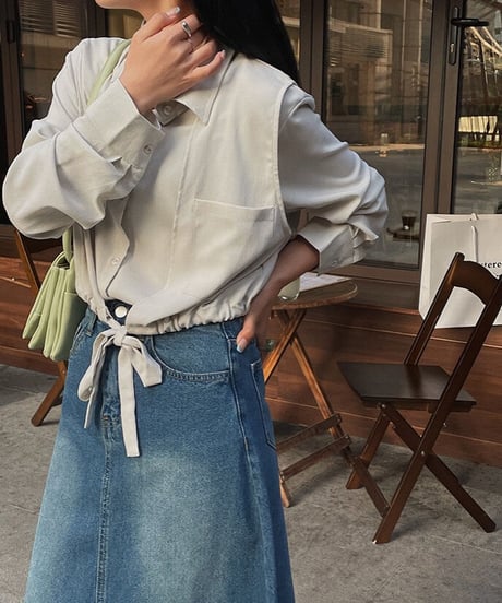 layered design shirt/3color