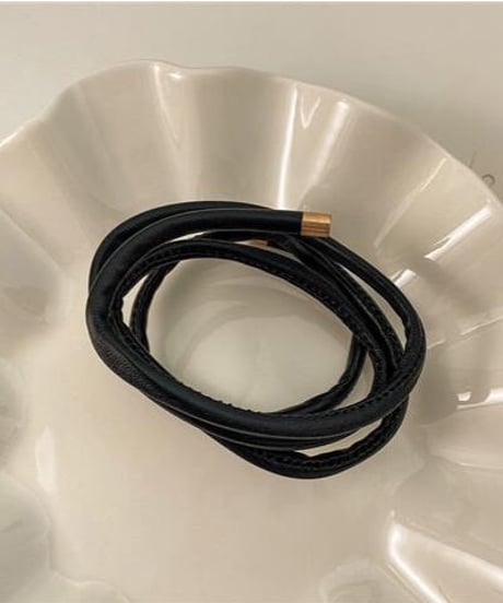 [OUTLET]eco leather hair wire/3color