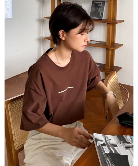 simple logo tee/2color(ネコポス)