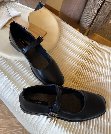 strap flat pumps/3color