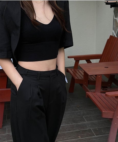 back open bra top/3color