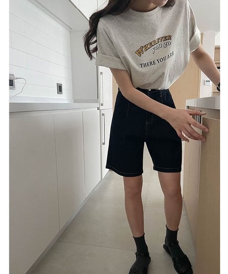 wherever logo T-shirt/2color(ネコポス)