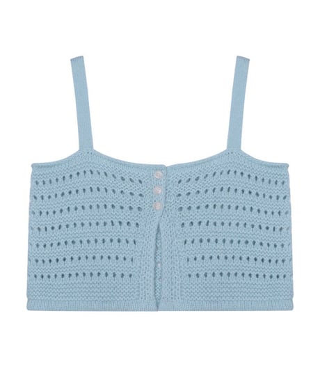 crochet knit bustier/3color(ネコポス)