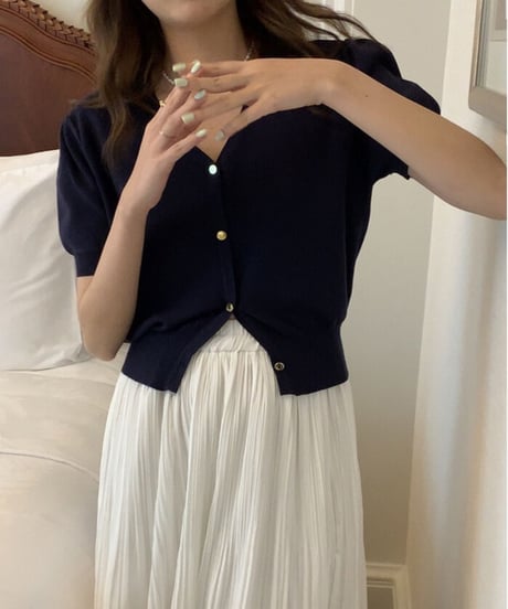 summer knit classical cardigan/5color
