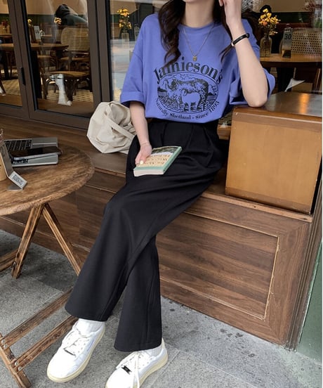 [OUTLET]basic daily  slacks/2color