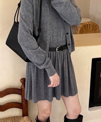 set up knit mini OP/2color