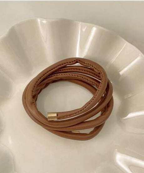 [OUTLET]eco leather hair wire/3color