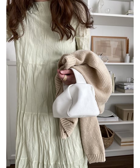 wrinkle chiffon one-piece/3color