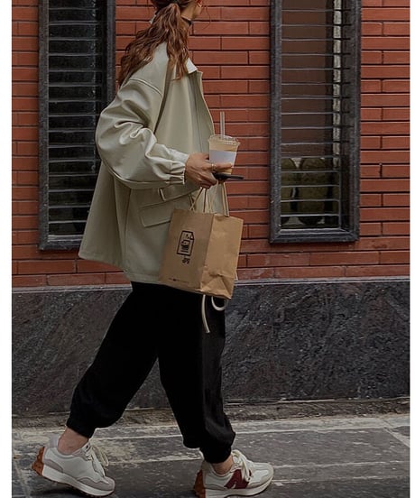 eco leather blouson/3color