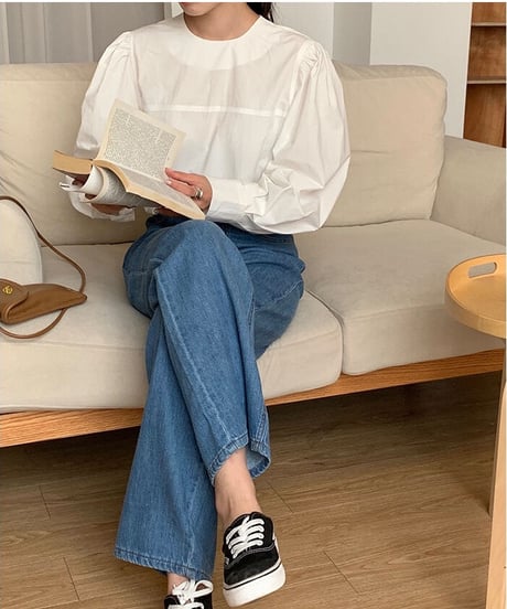 [OUTLET]volume sleeve blouse/3color