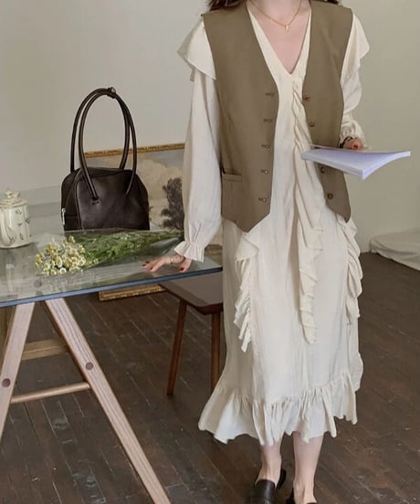 frill sweet dress
