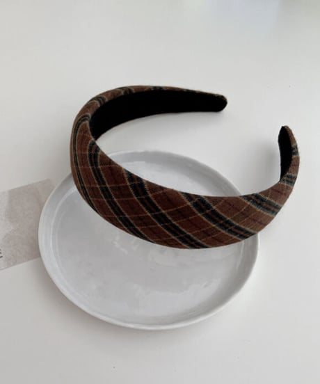 check headband /3color