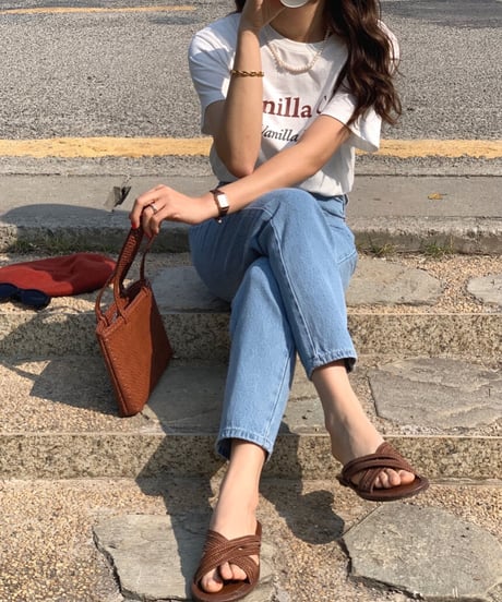 vanilla cake tee/3color