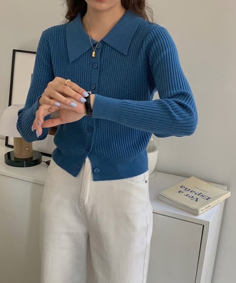 color polo rib tops/8color(ネコポス)