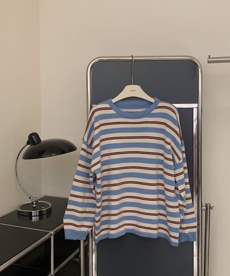 mulch color border knit PO/2color