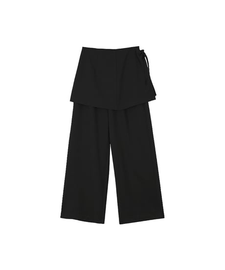 2way wrap layer slacks/2color