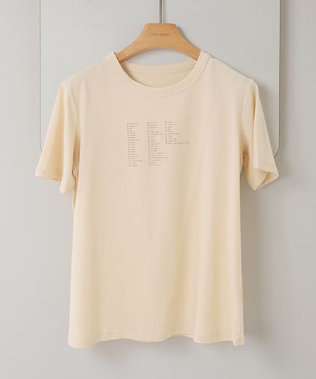 list T-shirt/3color(ネコポス)