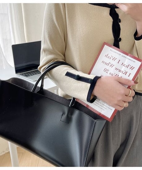[OUTLET]square basket bag/4color