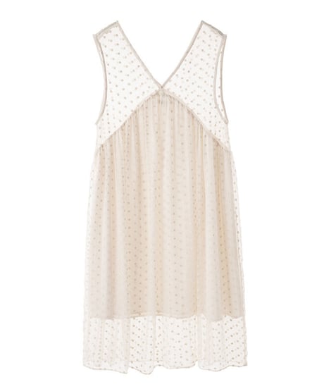 dot see-through dress