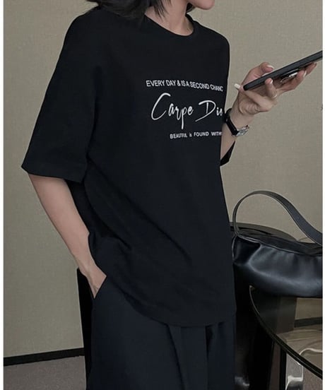 carpe diem T-shirt/4color(ネコポス)