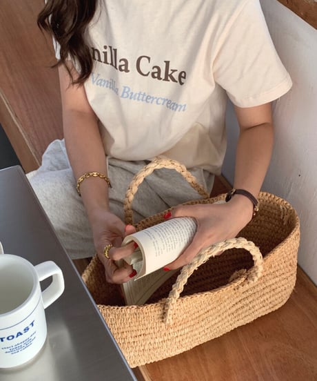 vanilla cake tee/3color