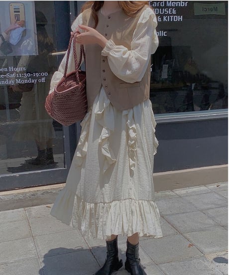 frill sweet dress