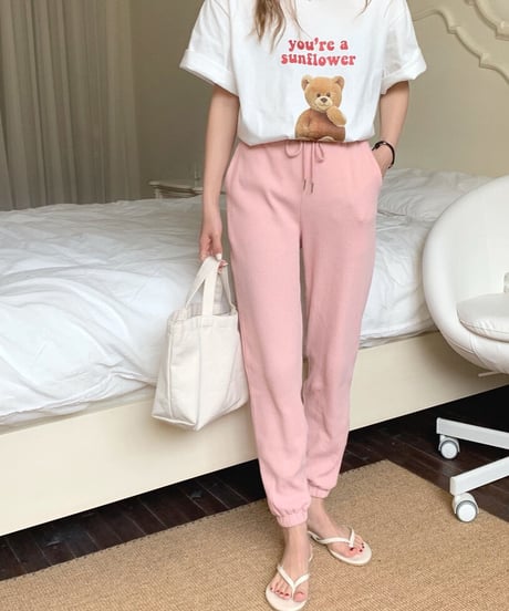 [OUTLET]waffle jogger pants/2color