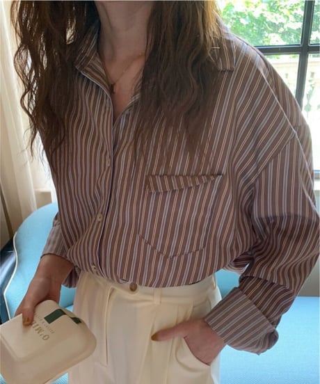 earth stripe shirt