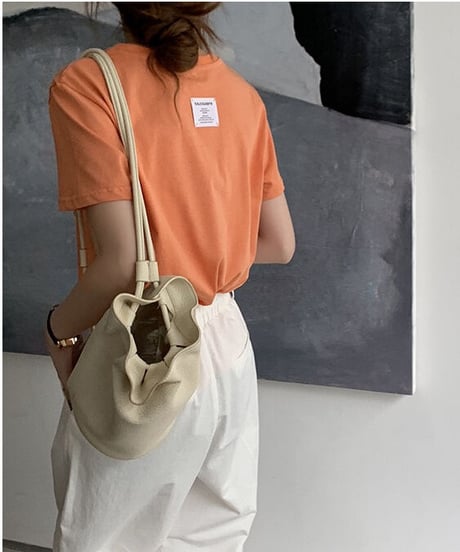 back tag T-shirt/4color