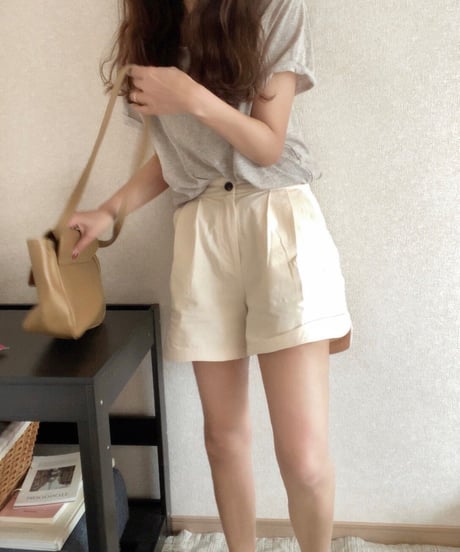 side slit short pants/5color