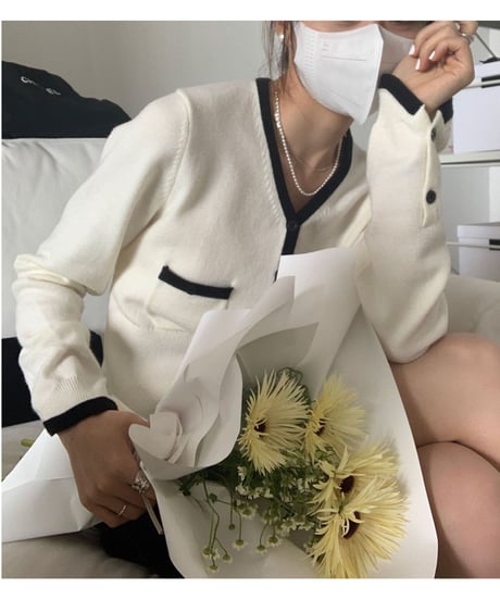 waist shape cardigan/3color