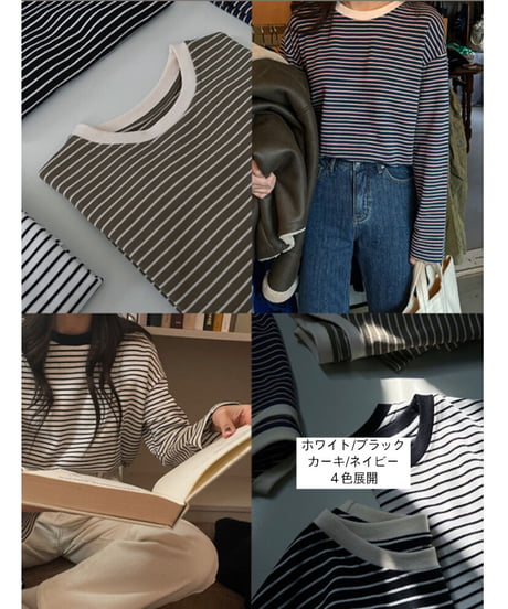 daily border long-T/4color