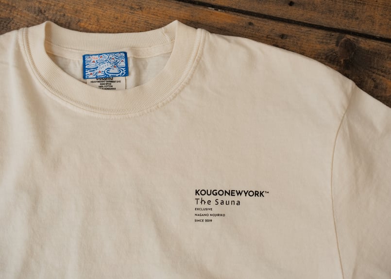 2025【KougoNewyork × The Sauna】大自然刺繍Tシャツ | The S