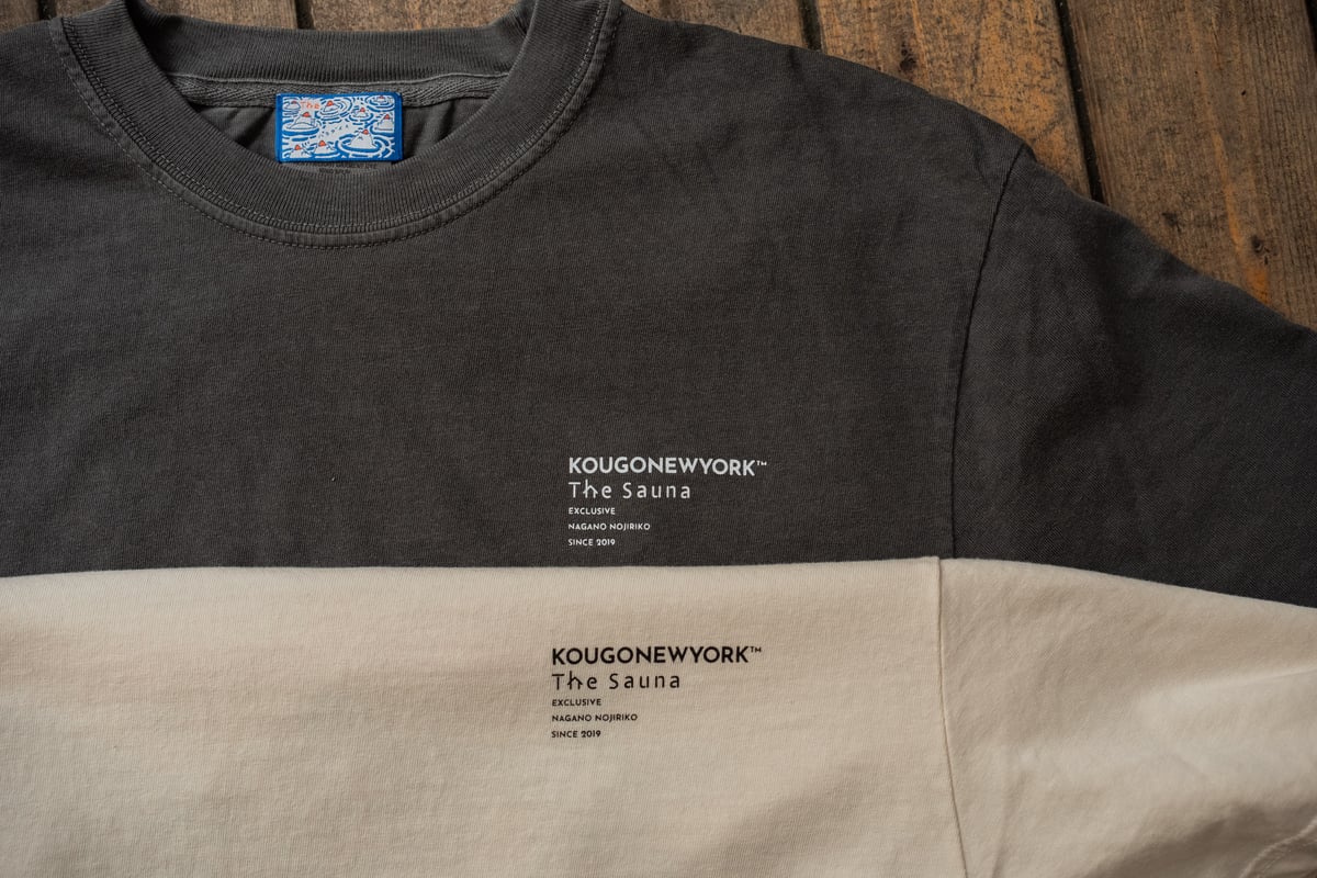 2025【KougoNewyork × The Sauna】大自然刺繍Tシャツ | The S