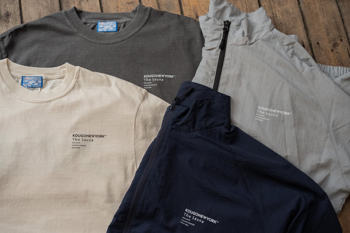 2025【KougoNewyork × The Sauna】大自然刺繍Tシャツ | The S