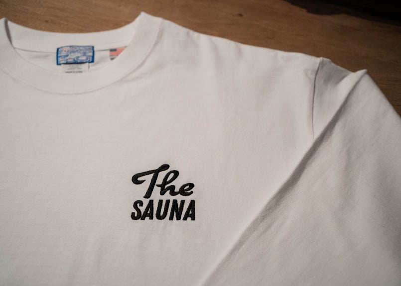 The Sauna Tシャツ the SAUNA SELTZER 』ロングスリーブTシャツ – KAMIKATZ ONLINE STORE