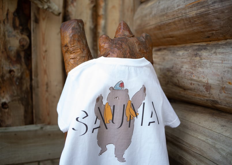 TOTONOI SHIRAZU ”ととのいしらず” kidsTシャツ | The Sauna