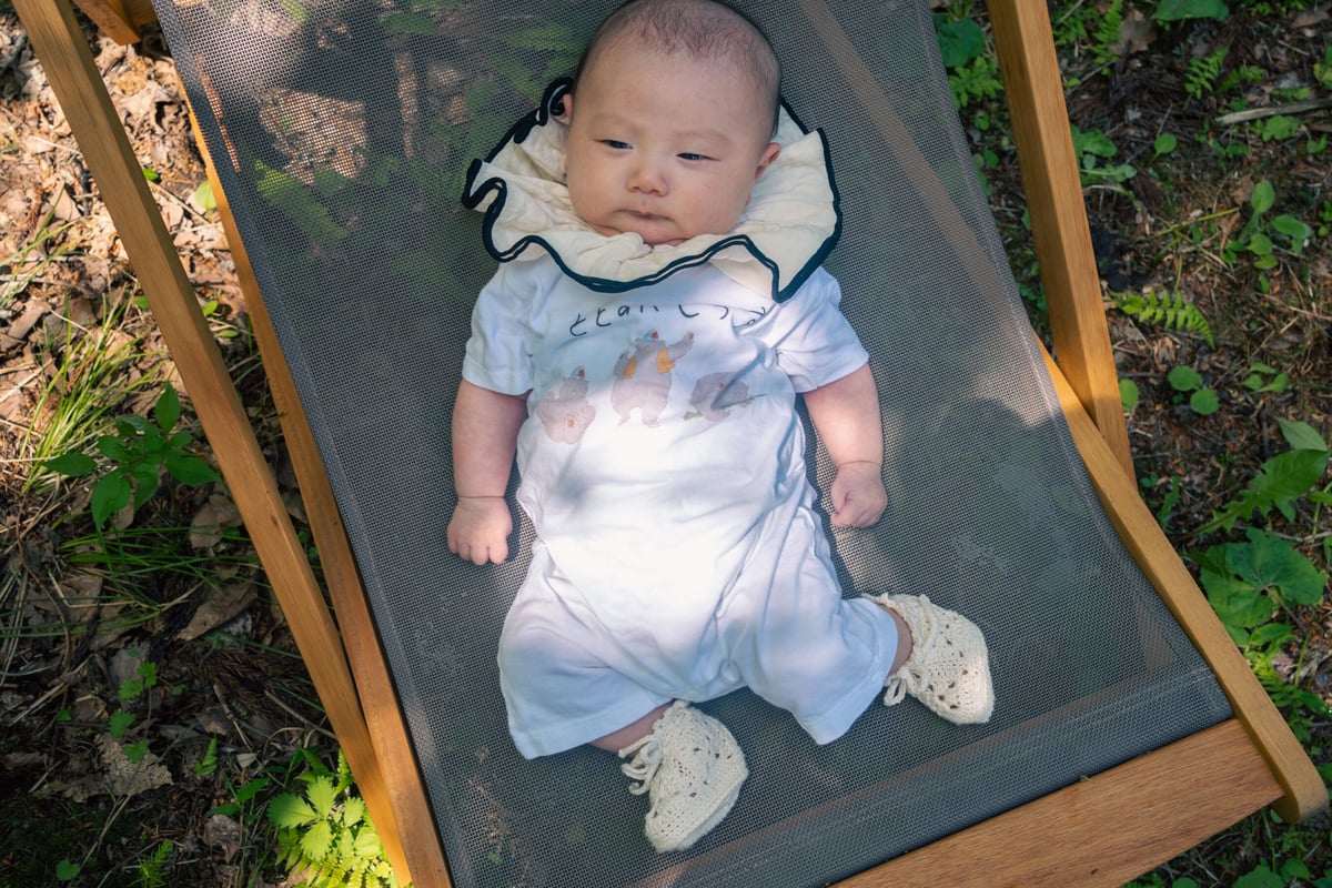 _*c様 babytriana ロンパース ツートンカラー襟付きロンパース サイズ66〜90 cotton95