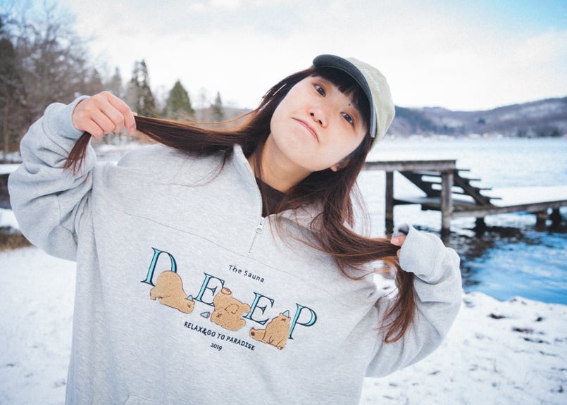 The sauna（ザ サウナ） ハーフジップスウェット XL ハーフジップ